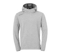 uhlsport Essential Hoodie sweats à capuche sweats fitness sport à la mode - coton/polyester gris foncé mélangé - Taille 4XL