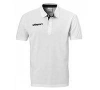 uhlsport Essential Polo Mixte Enfant, Blanc/Noir, FR : XXS (Taille Fabricant : 152)