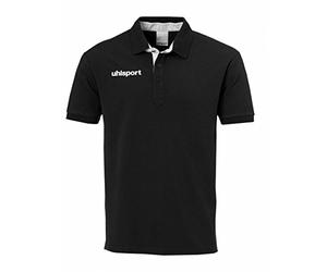 uhlsport Essential Polo Mixte Enfant, Noir/Blanc, FR : XS (Taille Fabricant : 164)