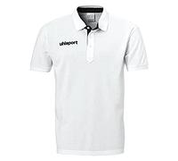 uhlsport Essential Prime Polo Shirt Homme Poloshirt, Blanc/Noir, FR : S (Taille Fabricant : S)