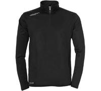 uhlsport Essential Sweat-Shirt 1/4 Zip Homme, Noir/Blanc, FR (Taille Fabricant : 2XL)