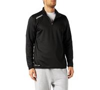 uhlsport Essential Sweat-Shirt 1/4 Zip Homme, Noir/Blanc, S