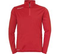 uhlsport Essential Sweat-Shirt 1/4 Zip Homme, Rouge/Blanc, FR : M (Taille Fabricant : M)
