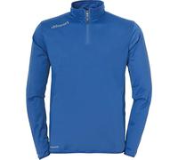 uhlsport Essential Sweat-Shirt 1/4 Zip Mixte Enfant, Azur Bleu/Blanc, FR : XXS (Taille Fabricant : 128)