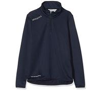 uhlsport Essential Sweat-Shirt 1/4 Zip Mixte Enfant, Marine/Blanc, FR : XXS (Taille Fabricant : 152)