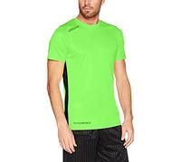 uhlsport Essential T-Shirt Homme, Flash Vert/Noir, FR : 3XL (Taille Fabricant : 3XL)