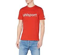 uhlsport Essential T-Shirt Homme, Rouge, FR (Taille Fabricant : XXS/XS)