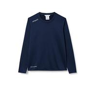 uhlsport Essential Training Top Homme-Manches Longues, Bleu Marine/Blanc, s