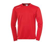 uhlsport Essential Training Top Homme-Manches Longues, Rouge, Blanc, M