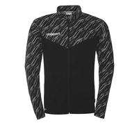 uhlsport Football Progressive 28 Poly Veste d'entraînement pour homme, veste de sport, sweat-shirt sans capuche avec col montant et poches zippées