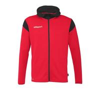 uhlsport Football Squad 27 Track Hood Veste unisexe d'entraînement Veste de sport Sweat-shirt avec capuche et col montant