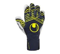 uhlsport Gants de Gardien de But de Football Prediction Absolutgrip Skin Cut, Marine/Blanc/Jaune Fluo, 8