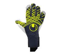 uhlsport Gants de Gardien de But de Football Prediction Flex HN, Marine/Blanc/Jaune Fluo, 8