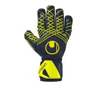 uhlsport Gants de Gardien de But de Football Prediction Supersoft HN, Marine/Blanc/Jaune Fluo, 8