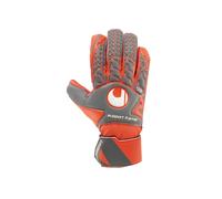 UHLSPORT Gants de sport 'Tensiongreen Soft SF' gris / rouge orangé / blanc, Taille M