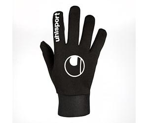 Uhlsport Gants pour Joueurs de Champ, Gants pour Joueurs avec Polaire & Profil Micro-Grip, Gants de Football pour Femmes, Hommes & Enfants, Jogging Running Football Outdoor-Sport