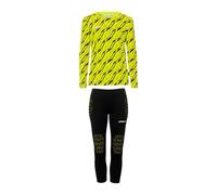 Uhlsport Garçon Progressive Goalkeeper Set Junior Maillot De Gardien But, Jaune Fluo/Noir, 164 EU