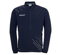 uhlsport Garçon Score 26 Evo Woven Jacket Veste De Sport D'entraînement Softshell - Coupe-vent, Bleu Marine/blanc, 116 EU