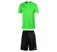 Uhlsport Garçon Score 26 Set Jeu De Maillots Football - Complet, Vert Fluo/Noir, 116 EU