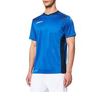 Uhlsport - Goal Maillot MC - Maillot de Gardien Football - Homme - Azur Bleu/Marine - FR : XXS (Taille Fabricant : 128)
