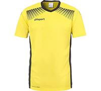 Uhlsport - Goal Maillot MC - Maillot de Gardien Football - Homme - Limonène Jaune/Noir - FR : XXS (Taille Fabricant : 116)