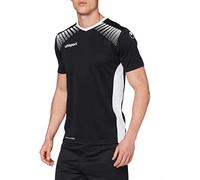 Uhlsport - Goal Maillot MC - Maillot de Gardien Football - Homme - Noir/Blanc - FR : S (Taille Fabricant : 128)