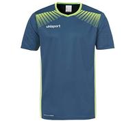 Uhlsport - Goal Maillot MC - Maillot de Gardien Football - Homme - Pétrole/Flash Vert - FR : XXS (Taille Fabricant : 116)