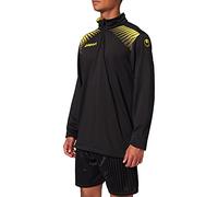 uhlsport Goal Sweat-Shirt 1/4 Zip Homme, Noir/Limonen Jaune, FR : S (Taille Fabricant : S)