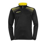 uhlsport Goal Sweat-Shirt 1/4 Zip Homme, Noir/Limonen Jaune, FR (Taille Fabricant : 3XL)