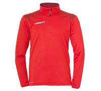 uhlsport Goal Sweat-Shirt 1/4 Zip Homme, Rouge/Bordeaux, FR (Taille Fabricant : 3XL)