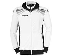 uhlsport Goal Tec Veste à Capuche Homme, Blanc/Noir, FR (Taille Fabricant : 2XL)