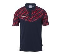 Uhlsport Polo Progressive 28 Homme Bleu marine/rouge 4XL EU