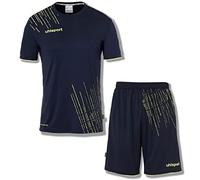 Uhlsport Homme Score 26 Set Jeu De Maillots Football - Complet, Bleu Marine/Jaune Fluo, XXL EU