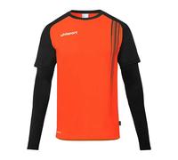 uhlsport Impulse Goalkeeper Shirt - Maillot de Gardien de But de Football avec Technologie Smartbreathe Lite, Respirant, col Rond, idéal pour l'entraînement et Les matchs.