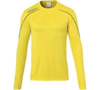 uhlsport Stream 22 Langarm Maillot Homme, limonengelb/Azurblau, XXL