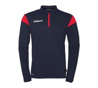 uhlsport Mixte Squad 27 1/4 Zip Top Pull-over De Sport, Bleu Marine/rouge, L EU