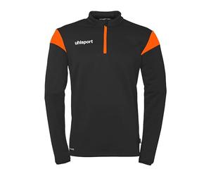 uhlsport Mixte Squad 27 1/4 Zip Top Pull-Over De Sport, Noir/Orange Fluo, XXL EU