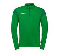 uhlsport Mixte Squad 27 1/4 Zip Top Pull-over De Sport, Vert/lagon, 140 EU