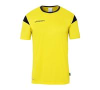 uhlsport Mixte Squad 27 À Manches Courtes Maillot De Foot, Jaune Citron/Noir, M EU