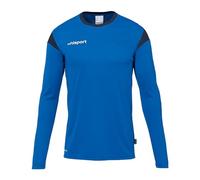 uhlsport Mixte Squad 27 Manches Longues Maillot De Foot, Azur/Bleu Marine, L EU