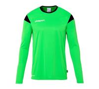 Uhlsport Mixte Squad 27 Manches Longues Maillot De Foot, Vert Fluo/Noir, 152 EU