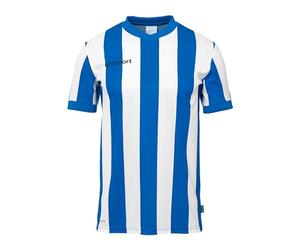 uhlsport Mixte Stripe Shirt Manches Courtes Retro, Azur/Blanc, XL EU