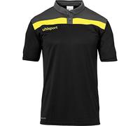 uhlsport Offense 23 Polo Football Apparel Enfant, Noir/Anthracite/Citron Vert, 140 cm