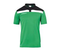 uhlsport Offense 23 Polo Shirt Vêtements de Football Homme, Vert/Noir/Blanc, L