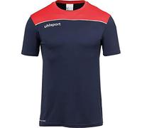 uhlsport Offense 23 Poly Shirt Vêtements de Football Homme, Bleu Marine/Rouge/Blanc, 116