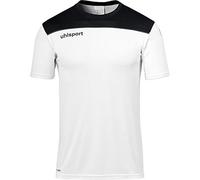 uhlsport Offense 23 Poly T-Shirt de Football pour Homme 3XL Blanc/Noir/Anthracite