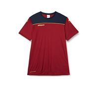 uhlsport Offense 23 Poly T-Shirt de Football pour Homme 5-6 Ans Jaune/Bleu Marine/Bleu azurb