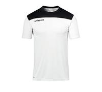 Uhlsport Offense 23 T-Shirt Hommes - Blanc / Noir / Anthracite