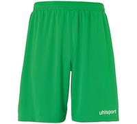uhlsport Performance Shorts Shorts de Sport pour Hommes Football Soccer Fitness Randonnée Cyclisme Course à Pied - 100% Polyester recyclé - Vert/Blanc - Taille 128