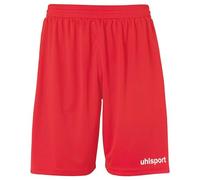 uhlsport Performance Shorts Shorts de Sport pour Hommes Football Soccer Fitness Randonnée Cyclisme Course à Pied - 100% Polyester recyclé - Rouge/Blanc - Taille M